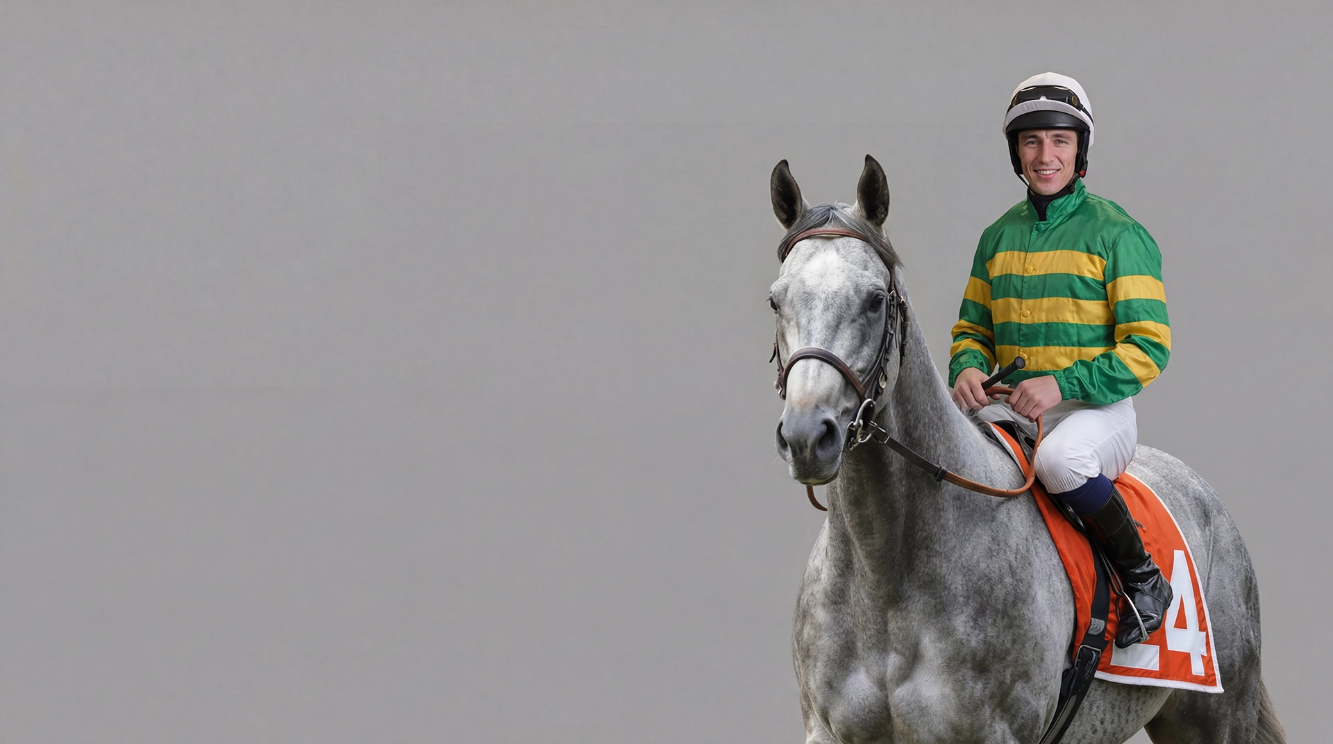 Horse and jockey