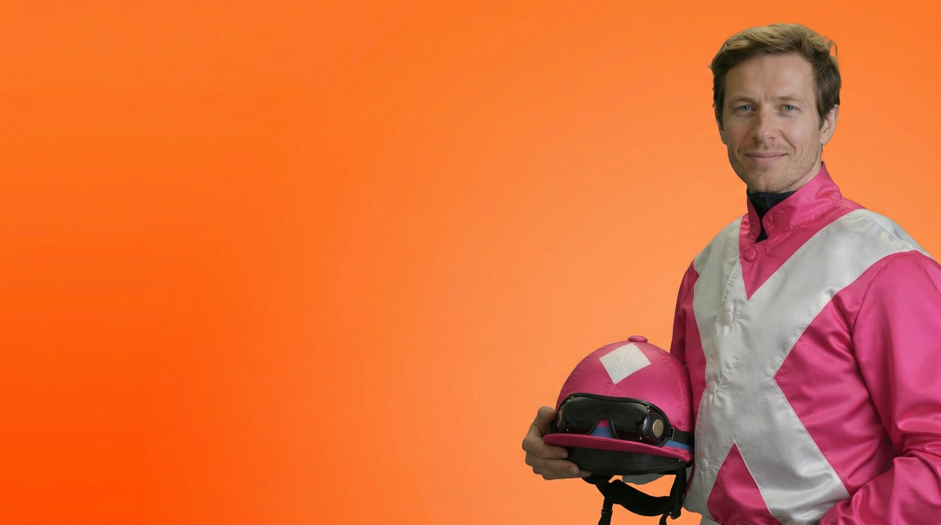 Orange jockey